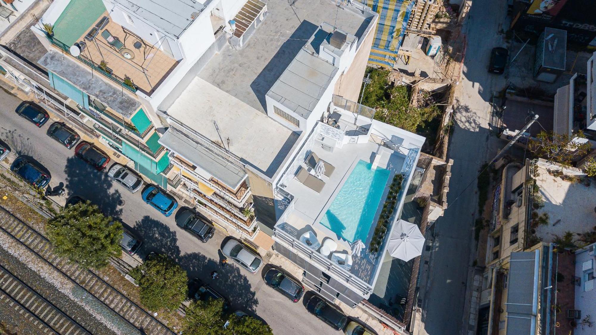 Ma Maison No5 Penthouse Loft, Private Heated Pool, Acropolis View, Ultra High Speed Internet 300 Mbps, Short Walk To Acropolis, Parking Upon Request, 1' From Metro Athen Eksteriør billede
